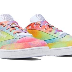 Reebok Club C 85 Pride 2020 All Types of Love 
Size 13 NWT FX4772 Multi colored
